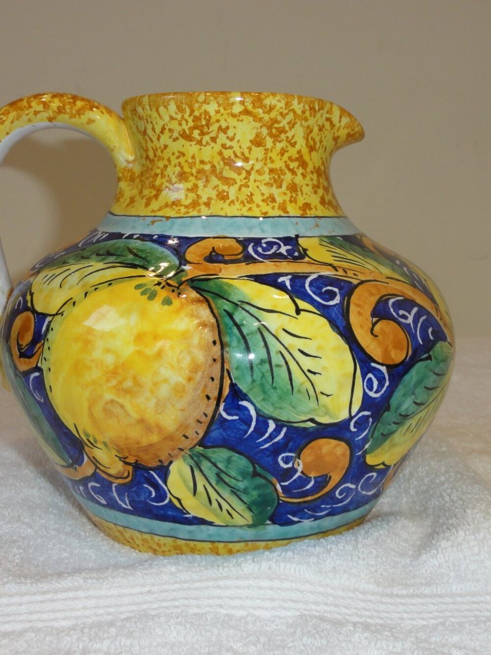 Vintage Casafina Made in Italy Earthenware Vase EXCELLENT CONDITION!